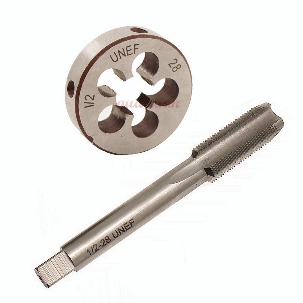 1/2"-28 Gunsmithing Tap and Die Set (1/2" x 28) 22LR 223 5.56 9mm Thread Tools