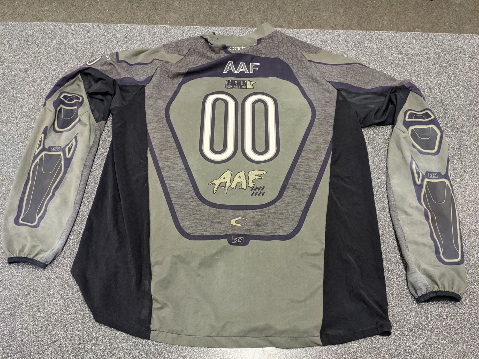 *Custom* AAF 2017 CARBON SC jersey. SIZE XL. RARE!