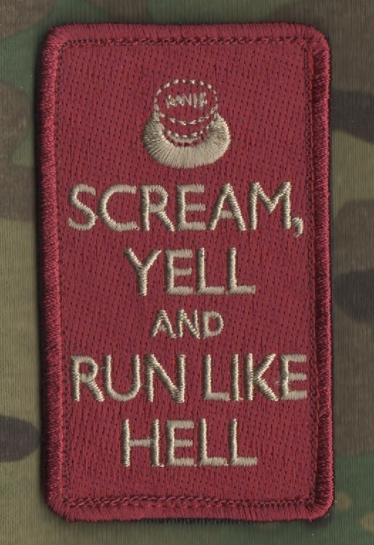 CJSOTF-A ANA COMMANDOS MARSOC SEAL SAS KEEP CALM vêlkrö PATCH: NEVER GET CAUGHT