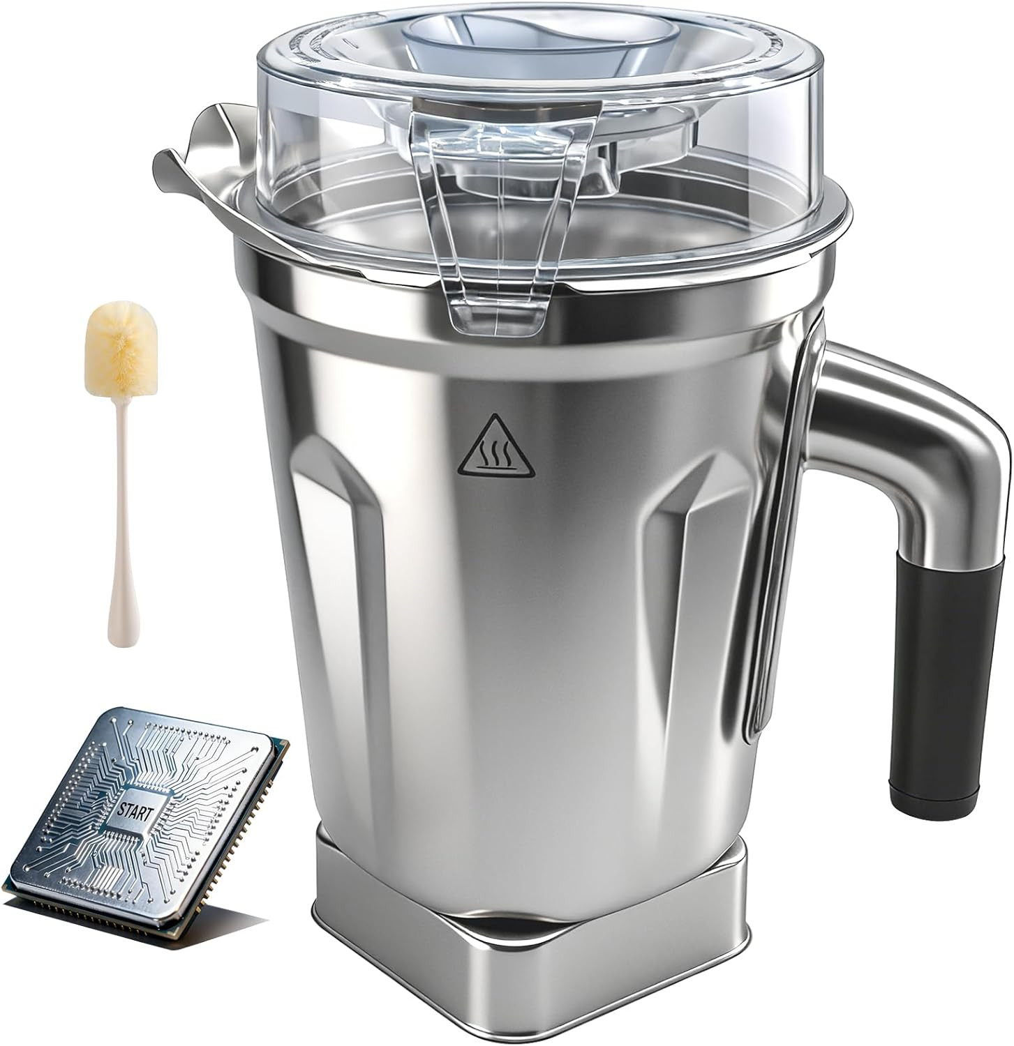 64Oz Stainless Steel Blender Container Replacement - Compatible with Vitamix 520