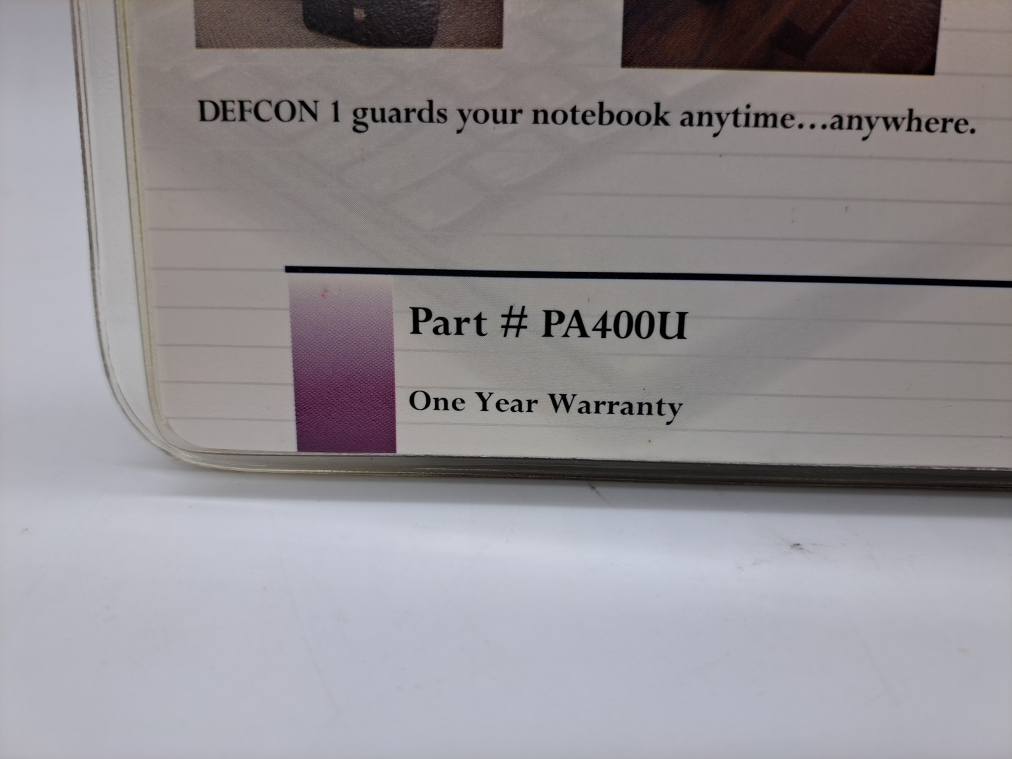 Targus DEFCON 1 Notebook Computer Security System Lock Part #PA400U NEW SEALED