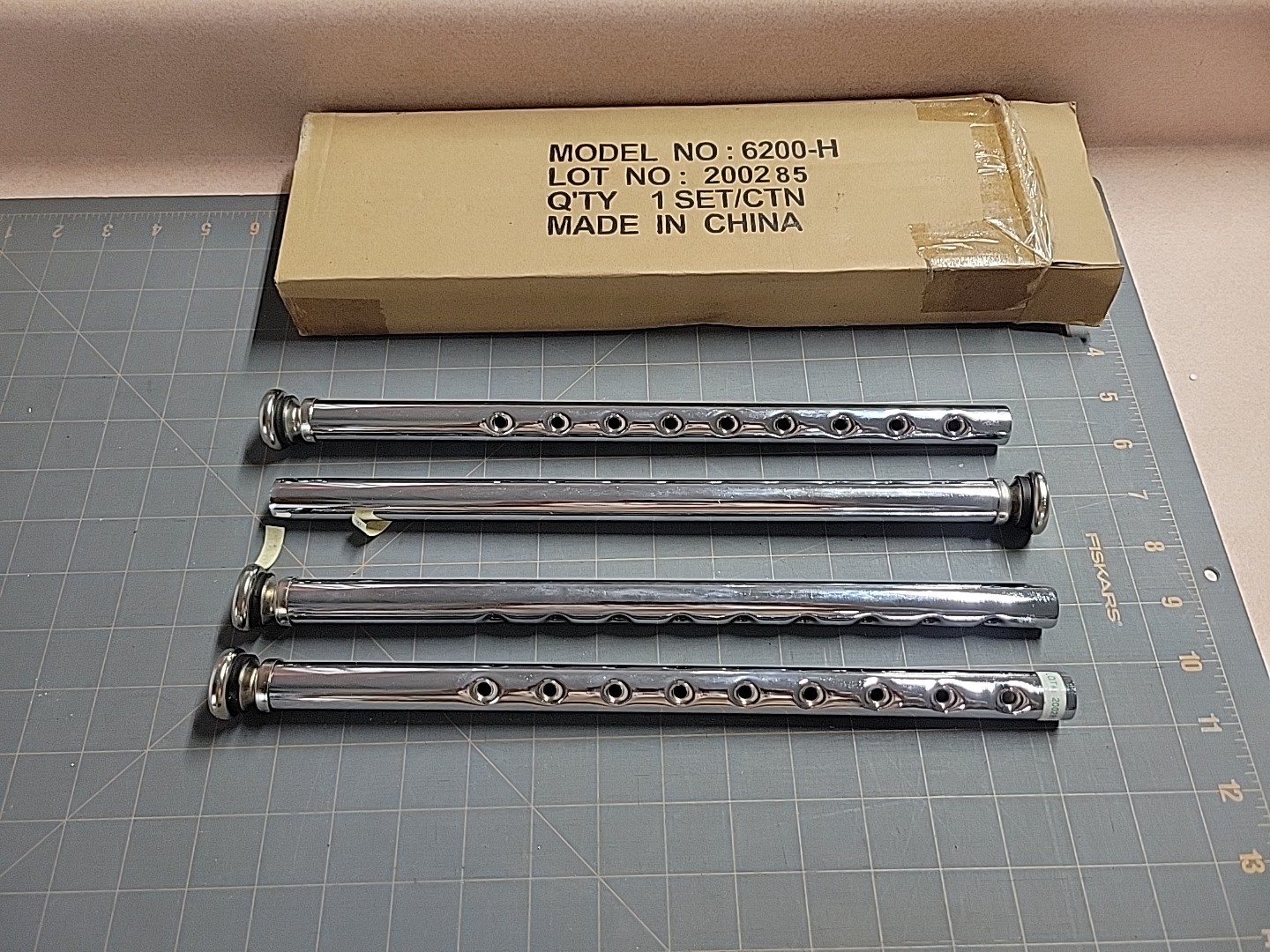 Adjustable Height Legs for Interion Shop Stools 6200-H, Set of 4, w/Screws