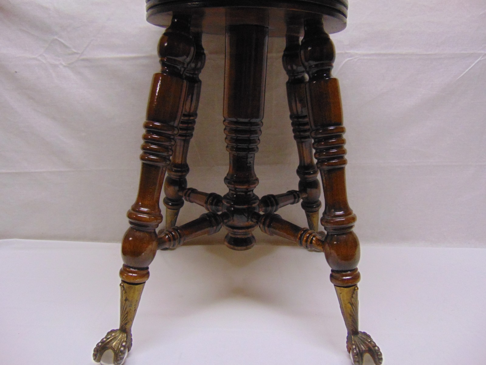 Antique Tonk Piano Stool Ball & Claw