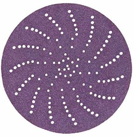 3M 31366 Cubitron II Hookit Clean Sanding Abrasive Disc, 5 in, 80+, 50 discs