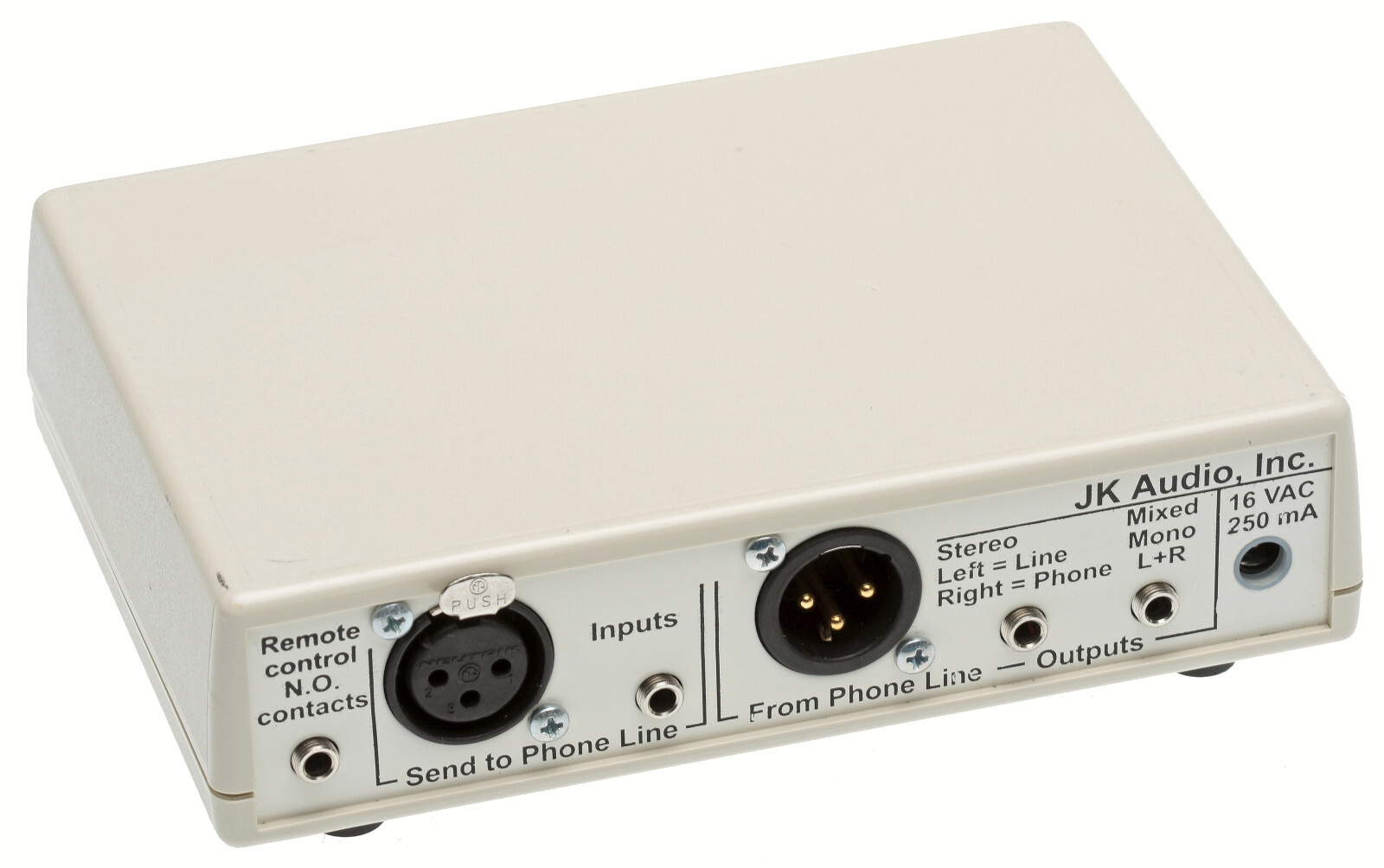 JK Audio Inline Phone Line Patch POTS Telco Audio Send Receive Interface IFB