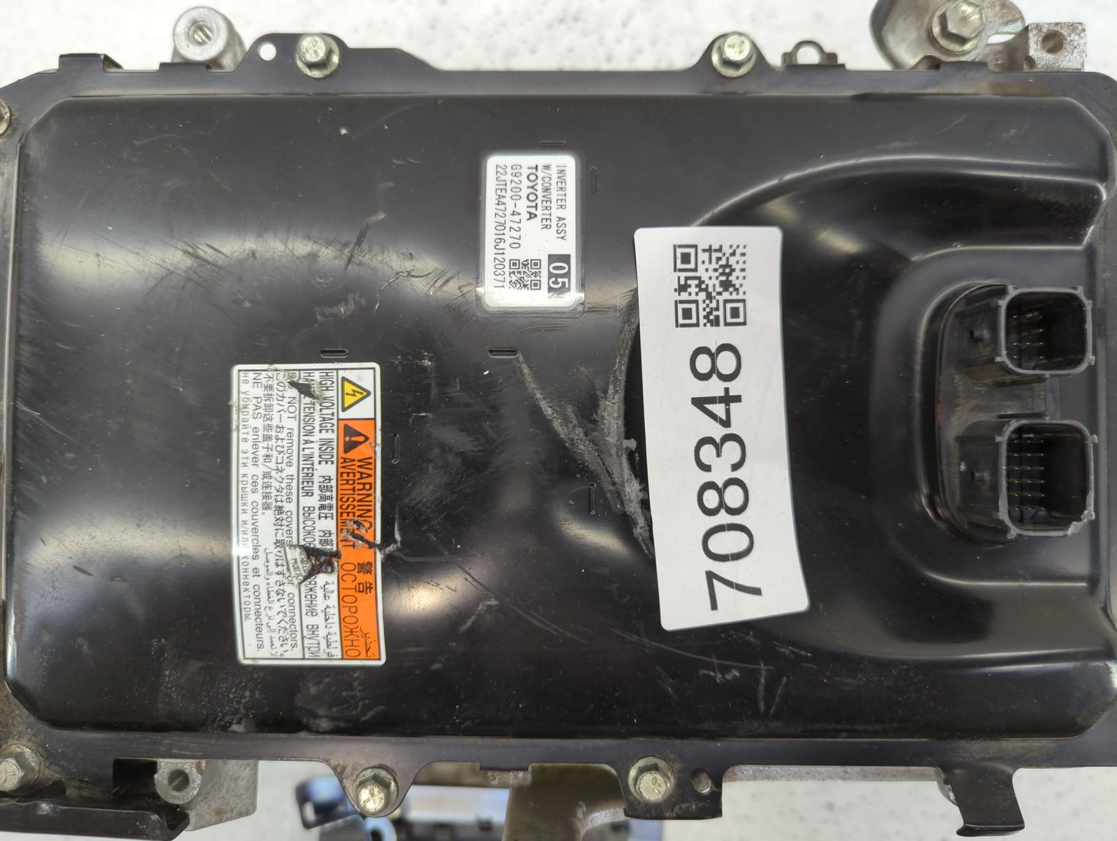 2017-2022 Toyota Prius Hybrid Dc Synergy Drive Power Inverter U73RJ