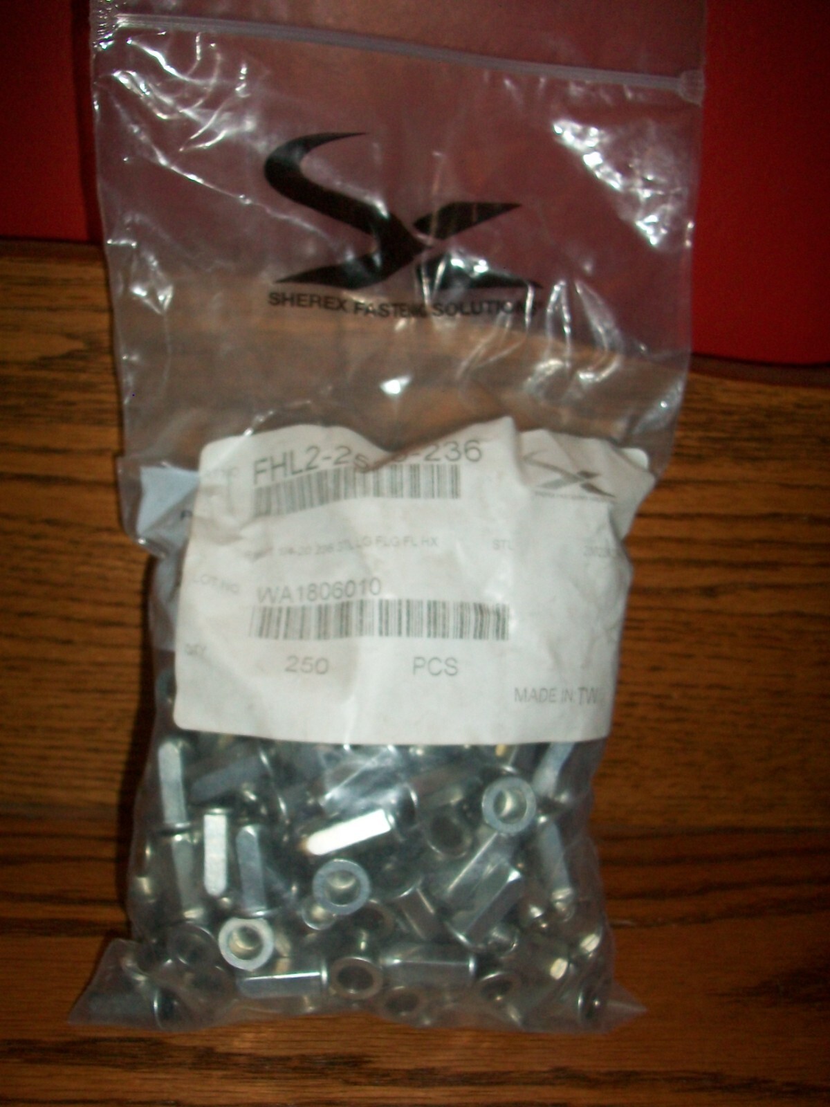 Rivet Nut Hex FHL 1/4-20 x 236 Low Carbon Steel Z3 (BAG of 50)-Ships FREE
