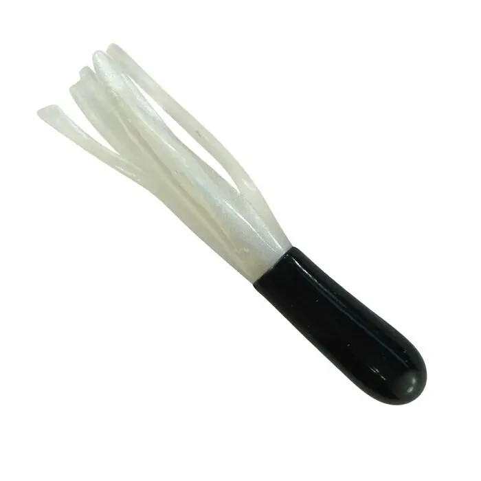 Southern Pro 1.5" Crappie Tube Jig Bodies LH13 Black/White 100ct