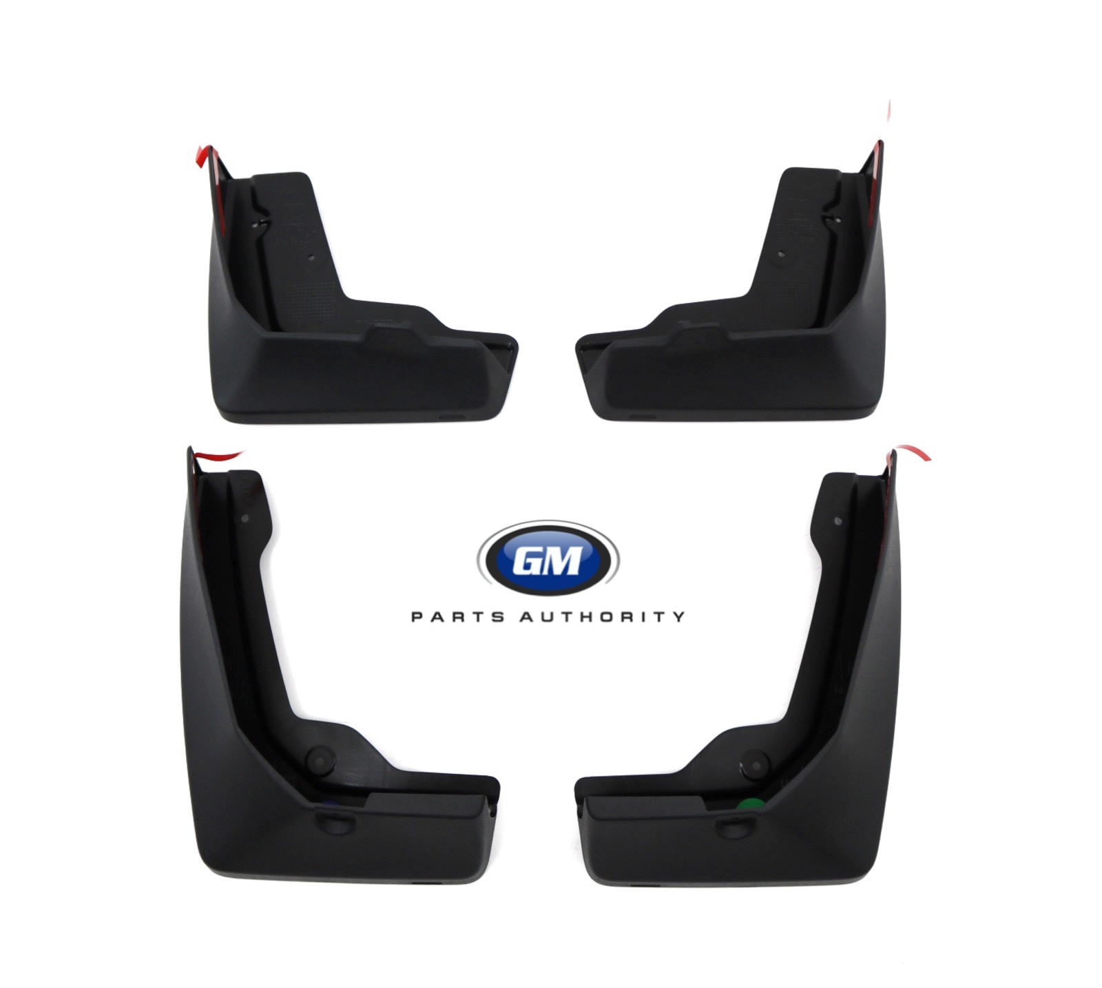 2020-2025 Cadillac XT5 Premium Molded Splash Guards Package Front & Rear Black