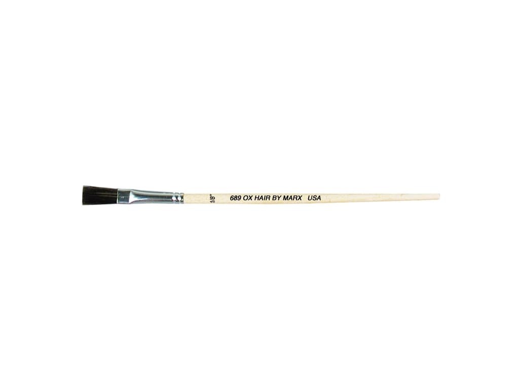 Gordon Brush 0689-00012 - Flat Ox Hair Chem Resist Size 1/8 inch 5/8 inch