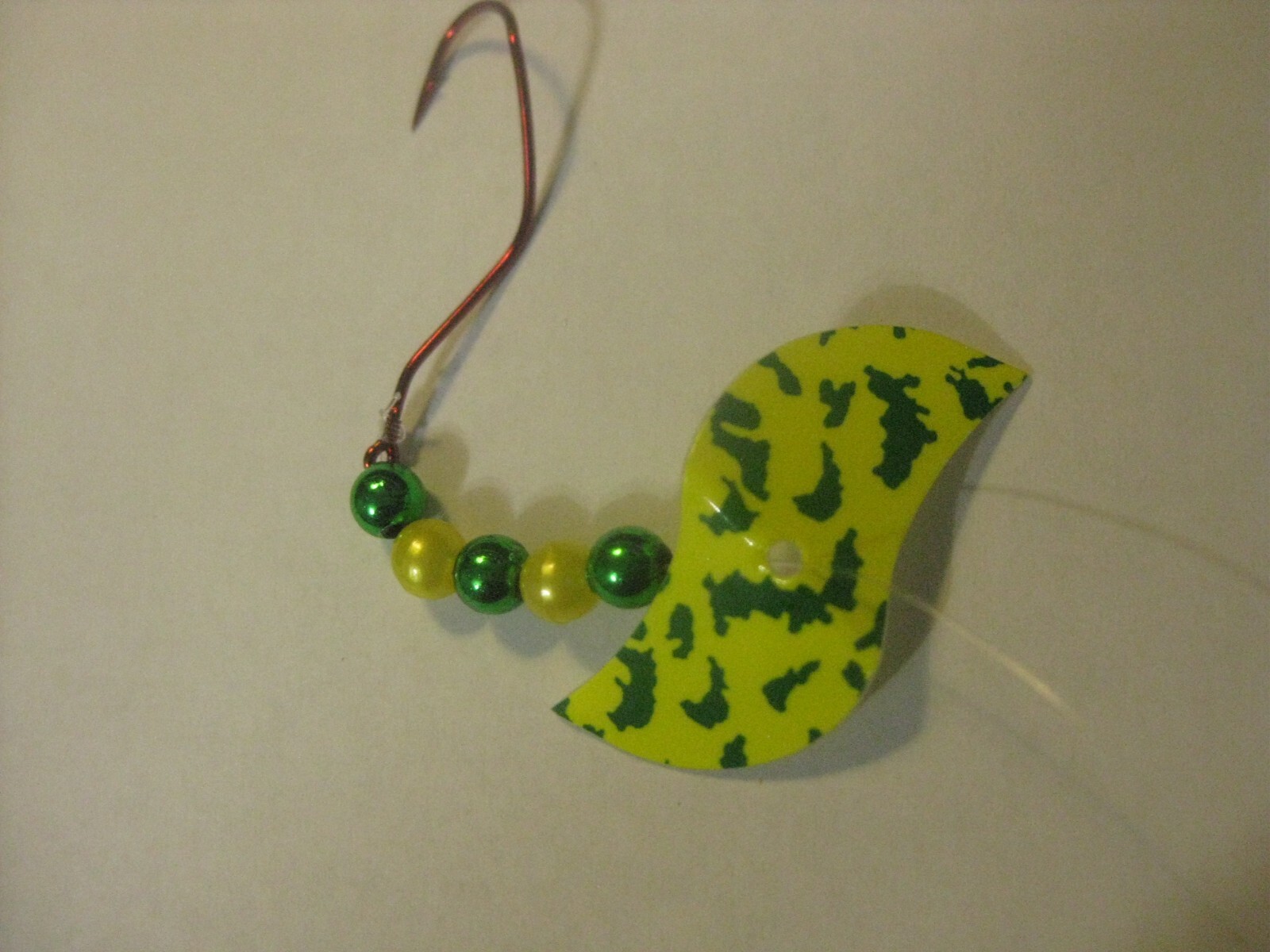 Slow Death 406 Blade Rig. This Rig Will Make You Smile (Chartreuse Green)