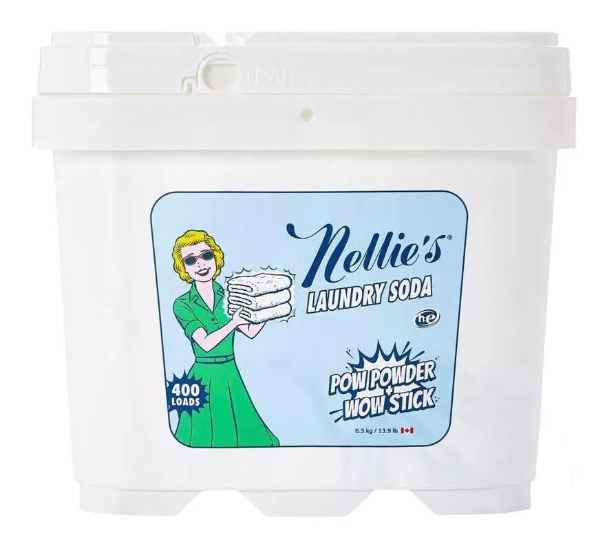 Nellie's 400-Load Pow Powder Laundry Soda Detergent