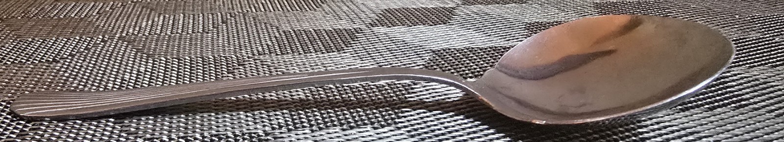 Stainless Steel Silver Serving Spoon 6.75" Long