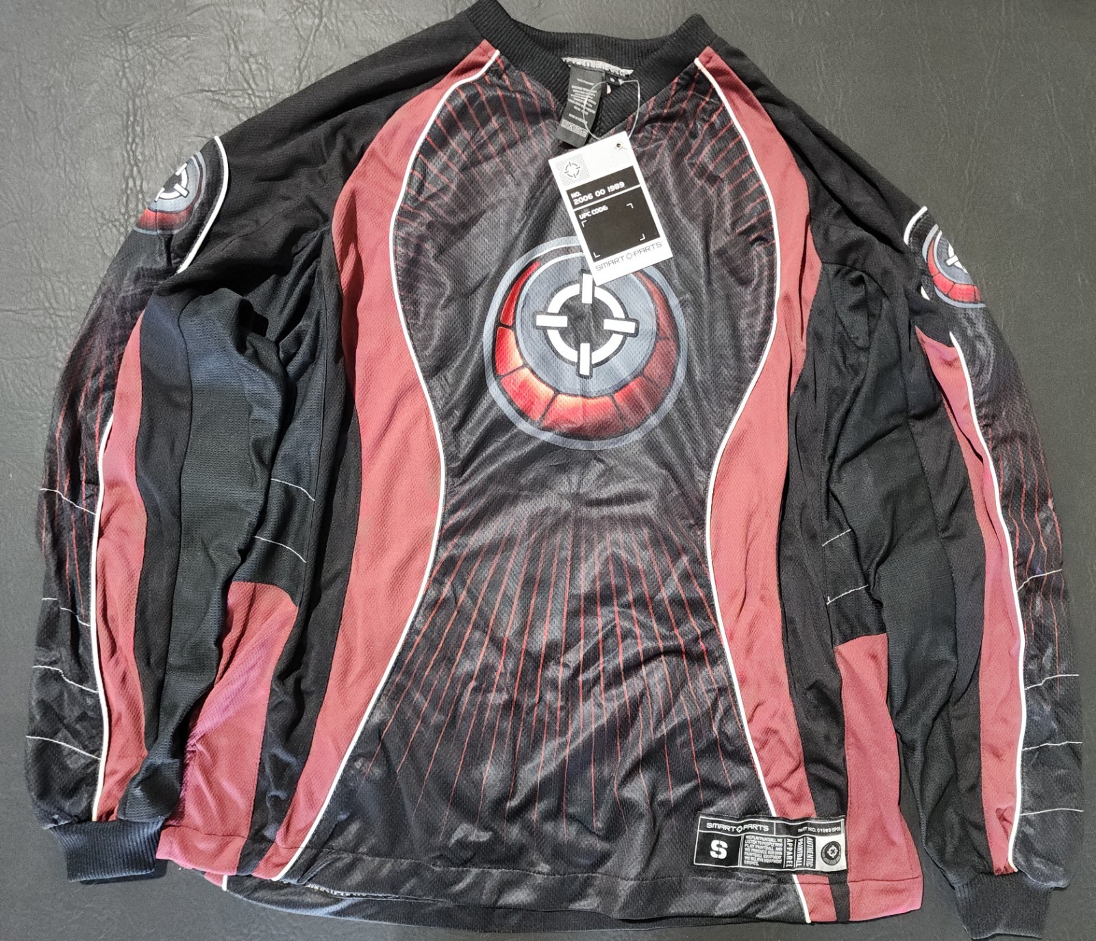 New Smart Parts Red/Black Adult SM Up To 130lbs Paintball Jersey
