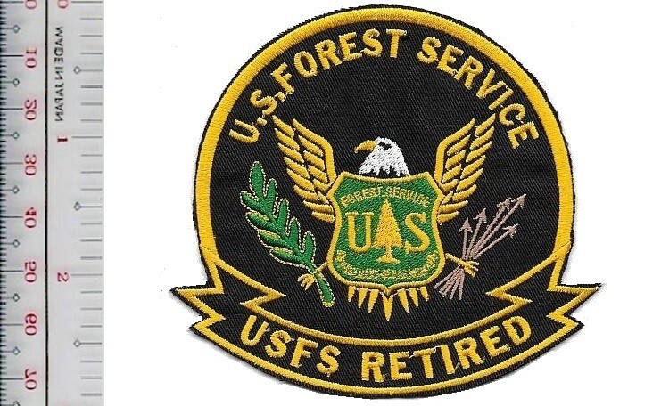 Hotshot Forest Service USFS Retired Baseball Cap or Pocket Patch NO TARIFF