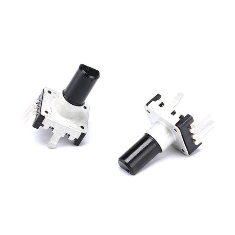 360° Rotary Encoder EC12 Audio Digital Potentiometer 15mm Handle 3 Pins