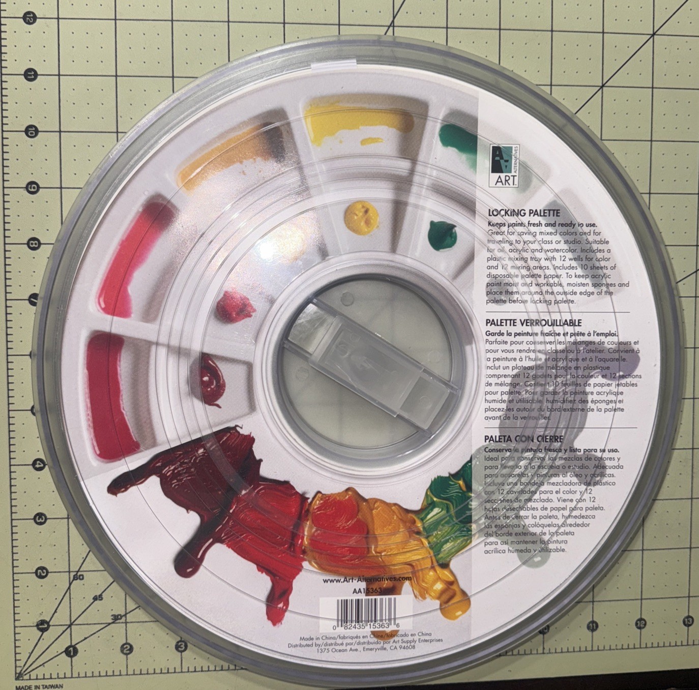 Art Alternatives Locking Palette with Palette Paper AA15363