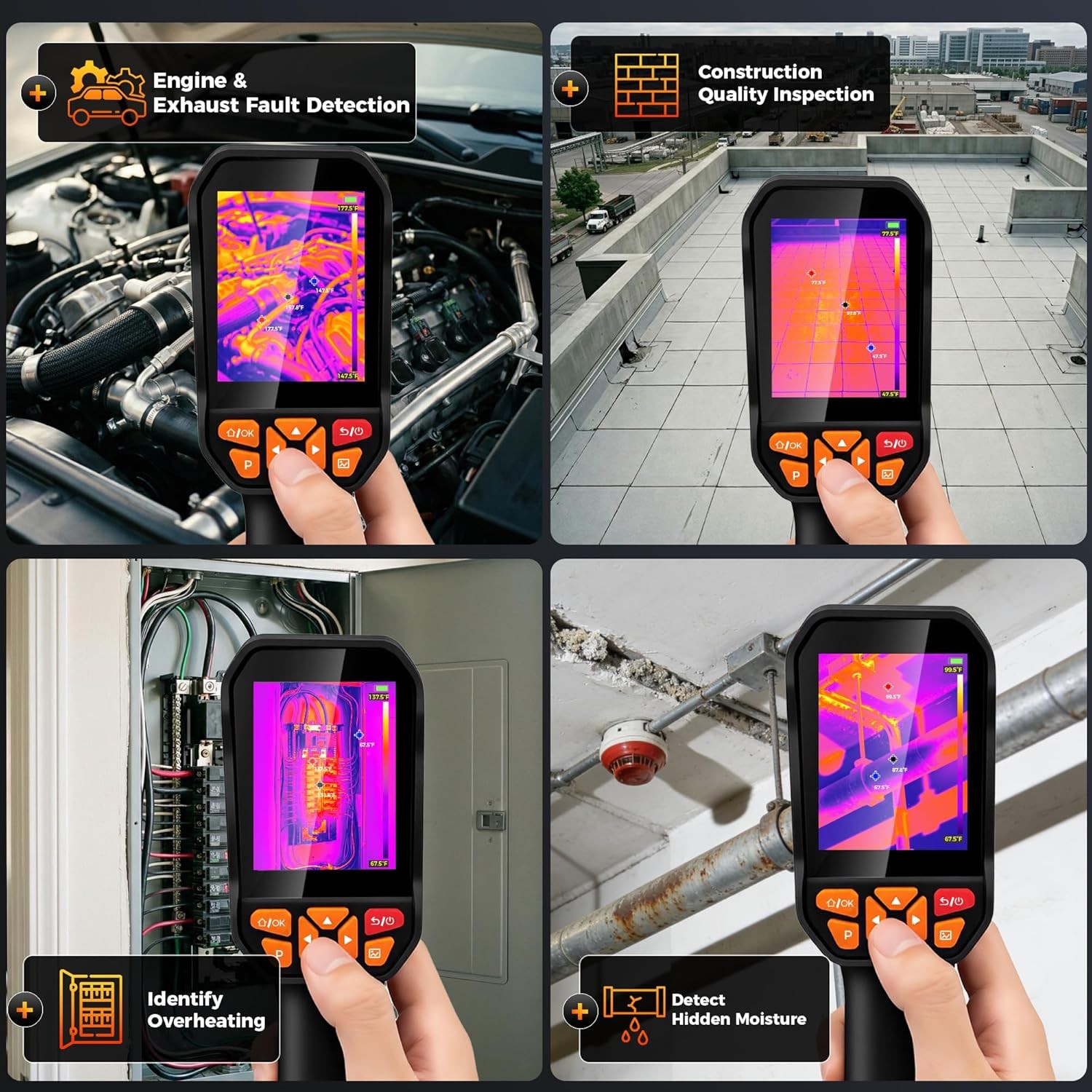 ANXTECH Handheld Infrared Thermal Imager 512x384 High Resolution Camera