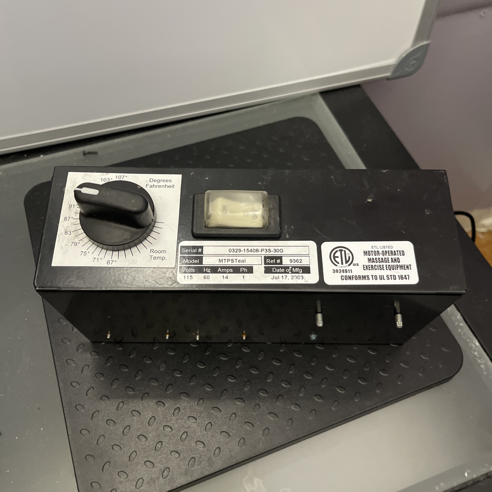 Master Spas MTPS Teal Temperature Control Unit 0329-15408-P35-300 115V Spa Part