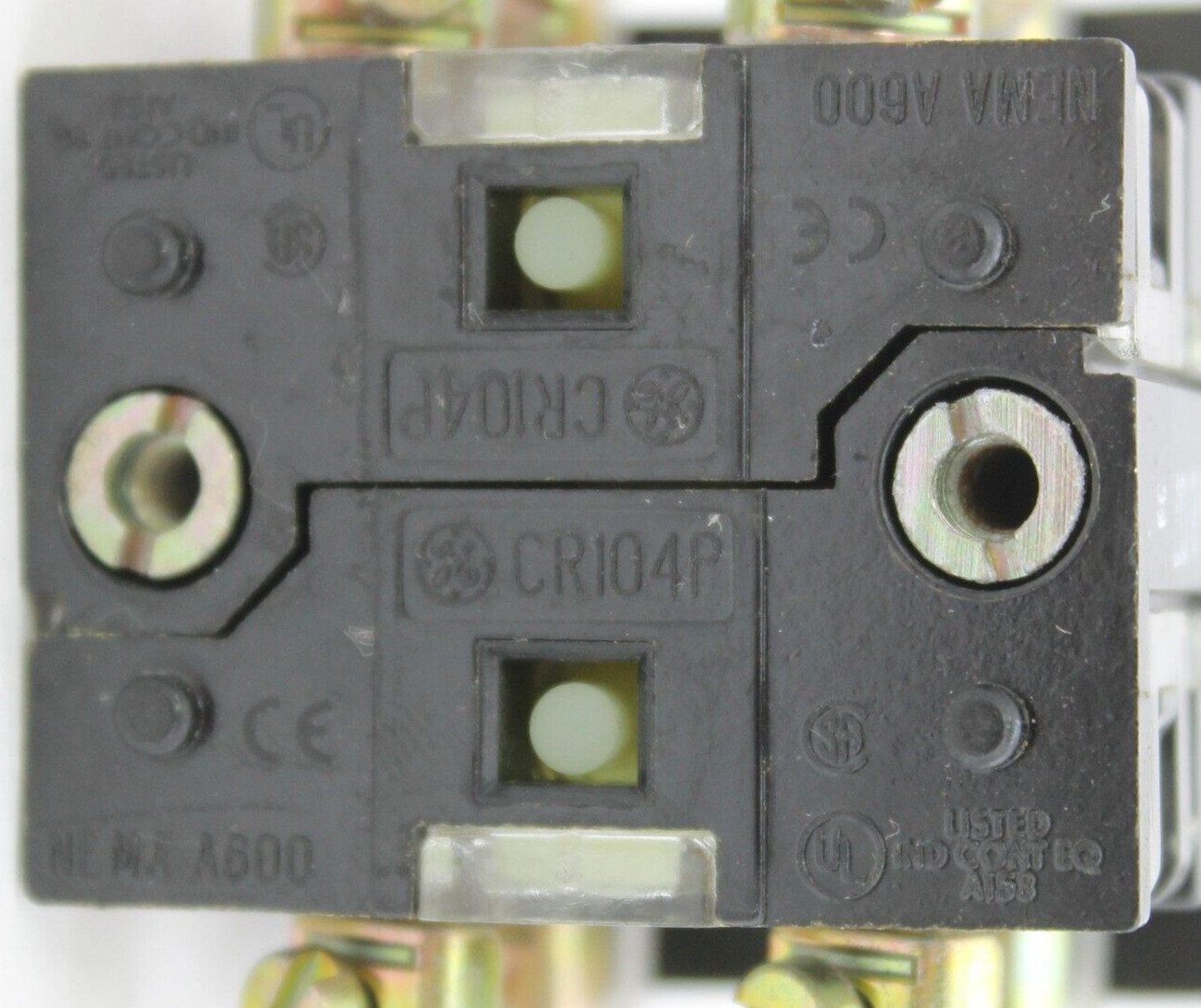 GE Selector Switch with Two CR104P Contact Blocks