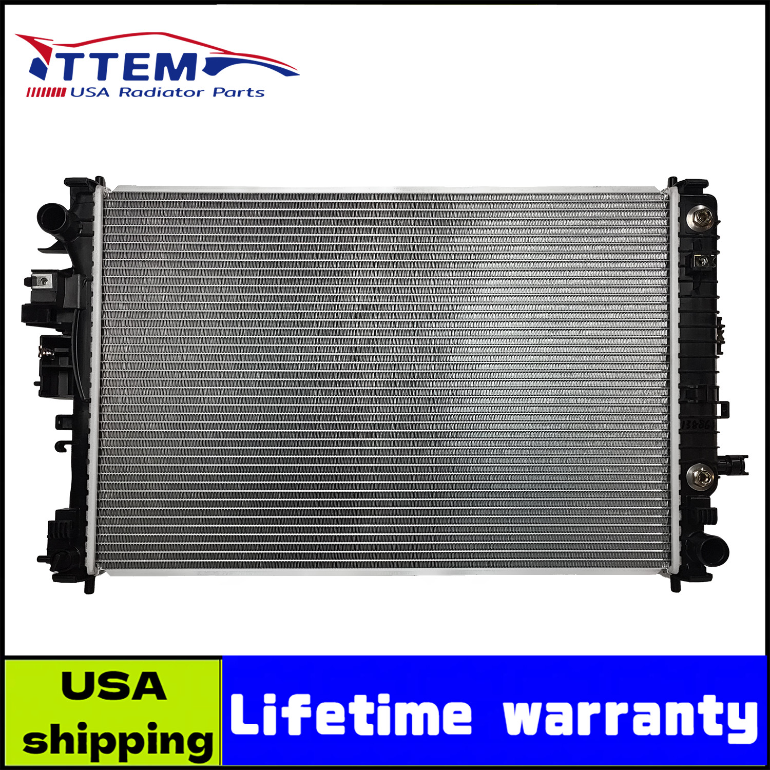 13886 Radiator For Chevrolet Malibu 2019 2020 - 2025 1.5L Turbocharged 84493651