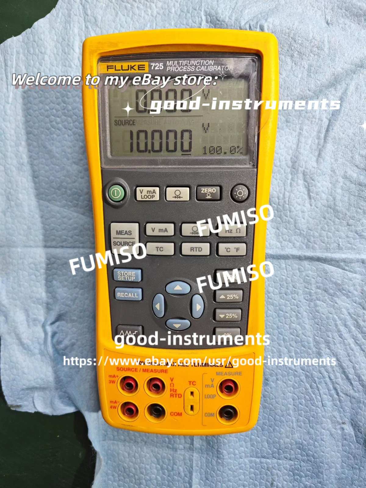1pc Used Fluke 744 Process Calibrator Expedited Express free shipping*go