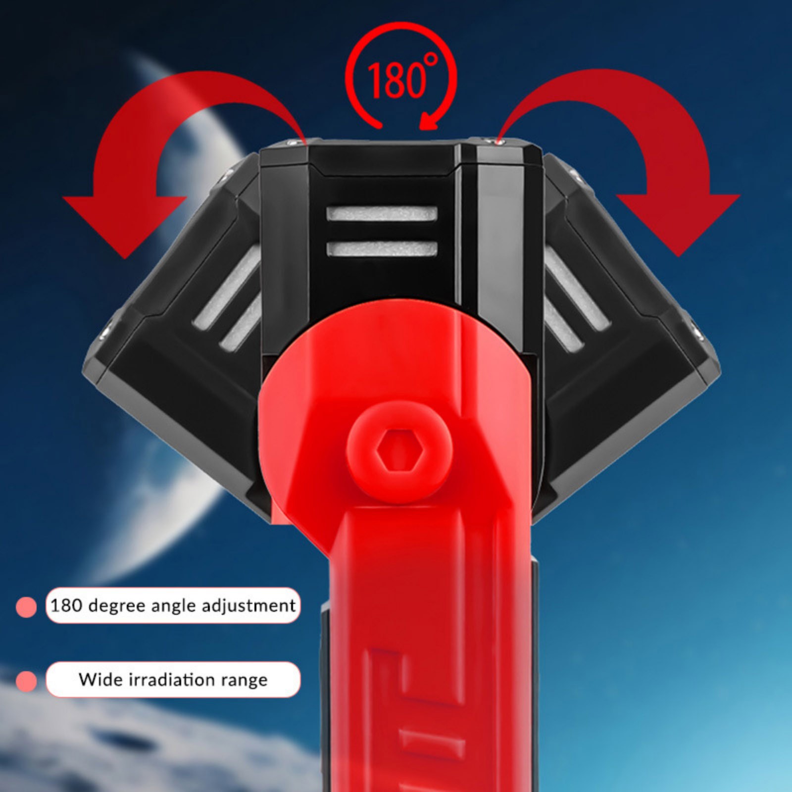 Rechargeable Magnetic LED Work Light 600LM Waterproof Flashlight Lamp Tool