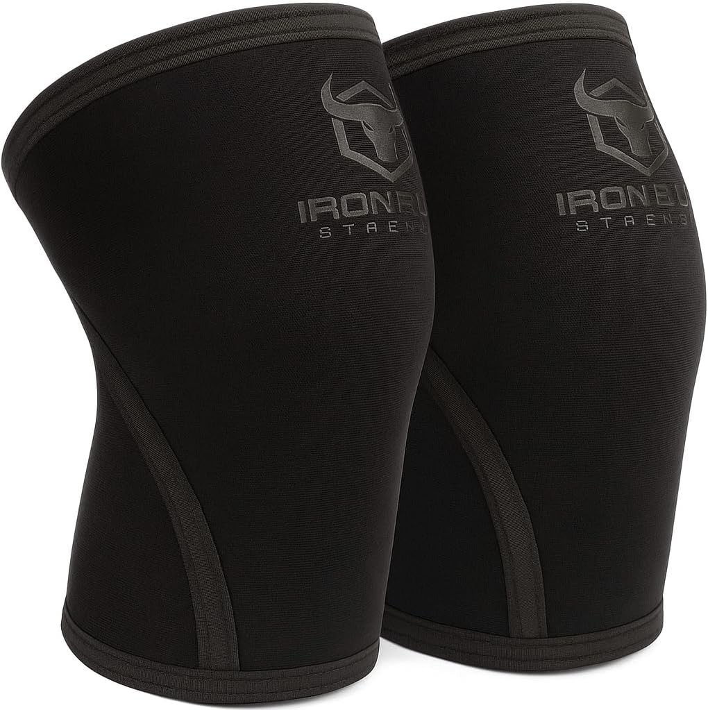 Knee Sleeves 7mm Compression Support for Squats Powerlifting Cross Training