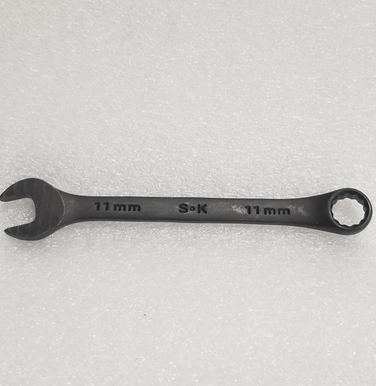 S-K 38311 Combination Wrench Black-Oxide Finish 12-Point Size-11mm Made in USA