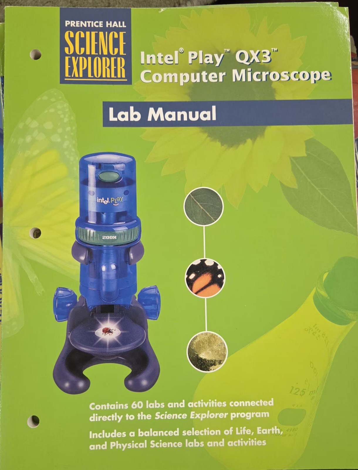 Prentice Hall Science Explorer Intel Play QX3 Computer Microscope Lab manual
