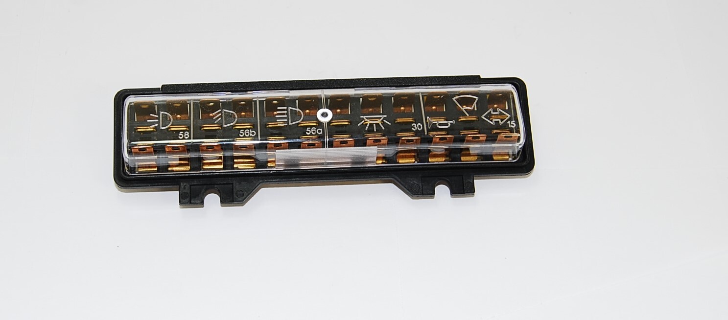 12 Fuse Fusebox With Cover Fits Volkswagen Type1 Bug 1972 Only Ghia 1972-1974