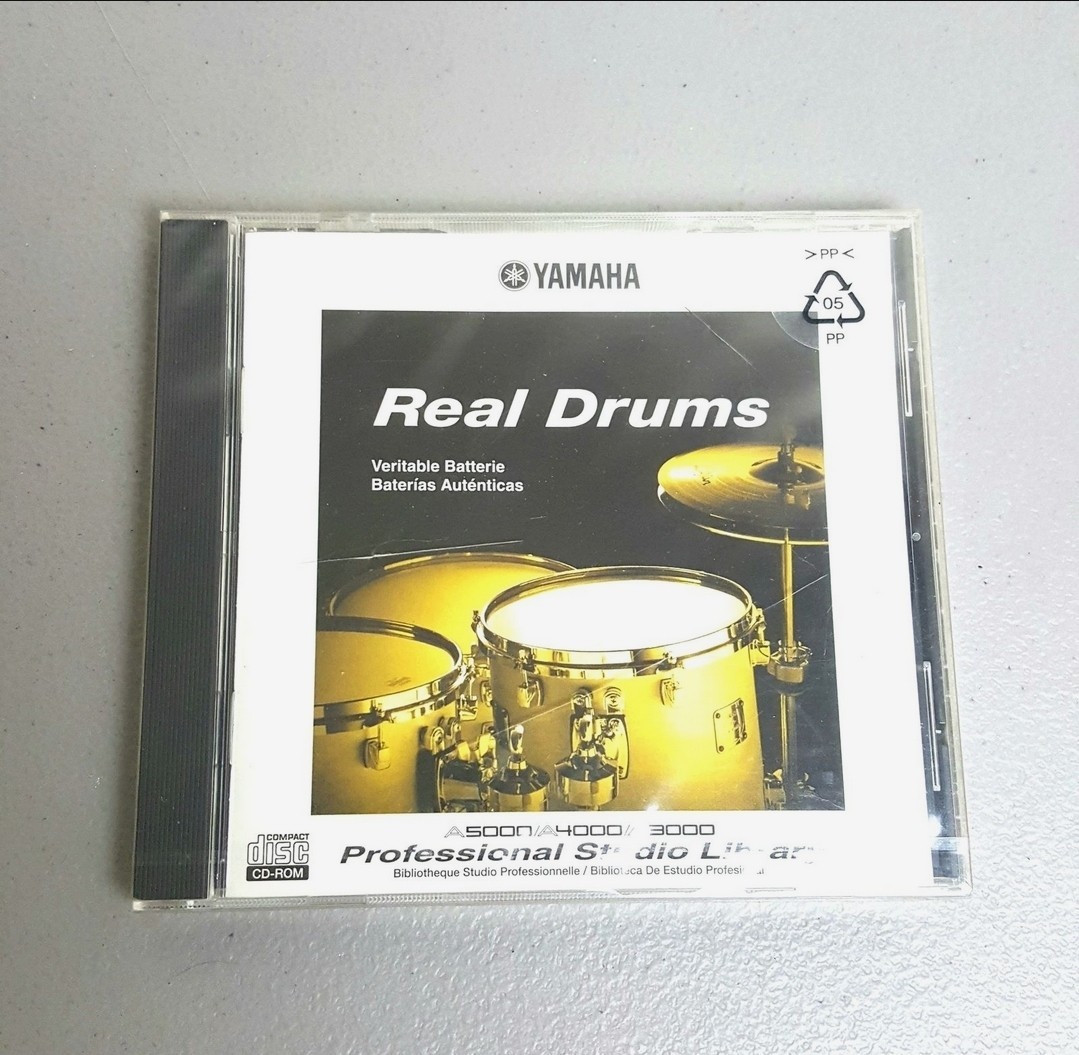 Yamaha A5000/A4000/A3000 Sampler CD Rom - PSLCD-105 - Real Drums (sealed)