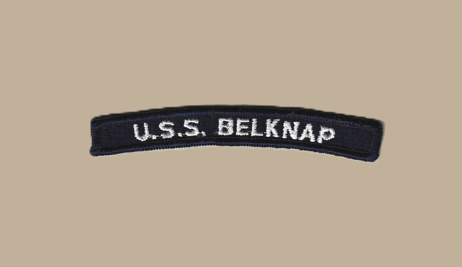 US Navy CG-26 USS Belknap Guided Missile Cruiser UIM Shoulder Rocker Tab (01)