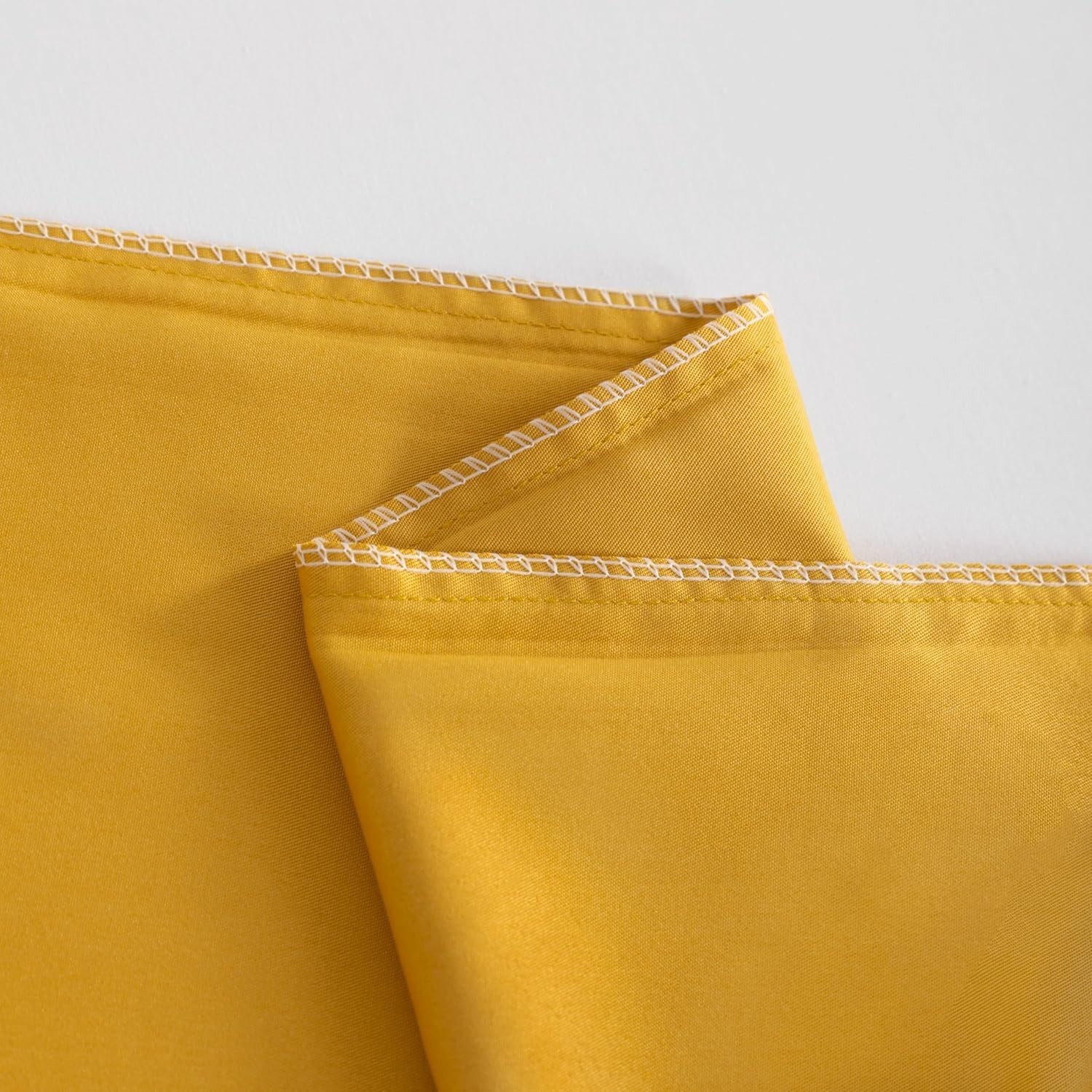 Queen Pillowcase Set - 4 Pack Brushed Queen (20" x 30") Ginger Yellow