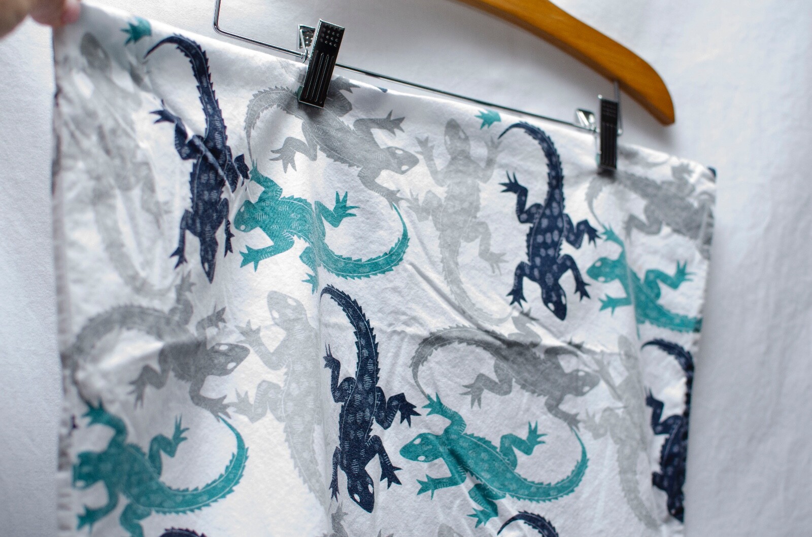 Pottery Barn Kids Lizard Design Std Pillowcase 100% Cotton