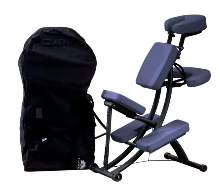 Excellent condition oakworks pro portable massage chair with bag & sternum pad