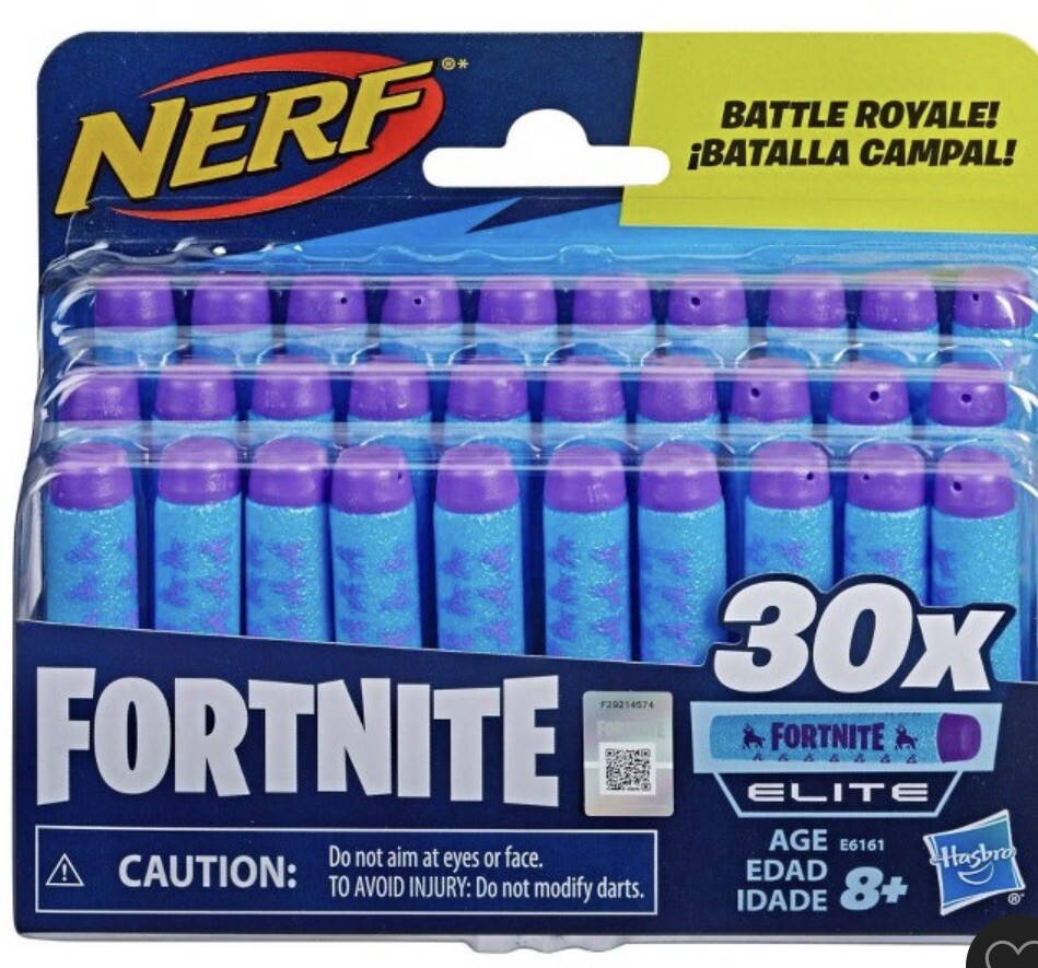 Nerf Fortnite Blasters 30 Elite Darts Battle Royale New
