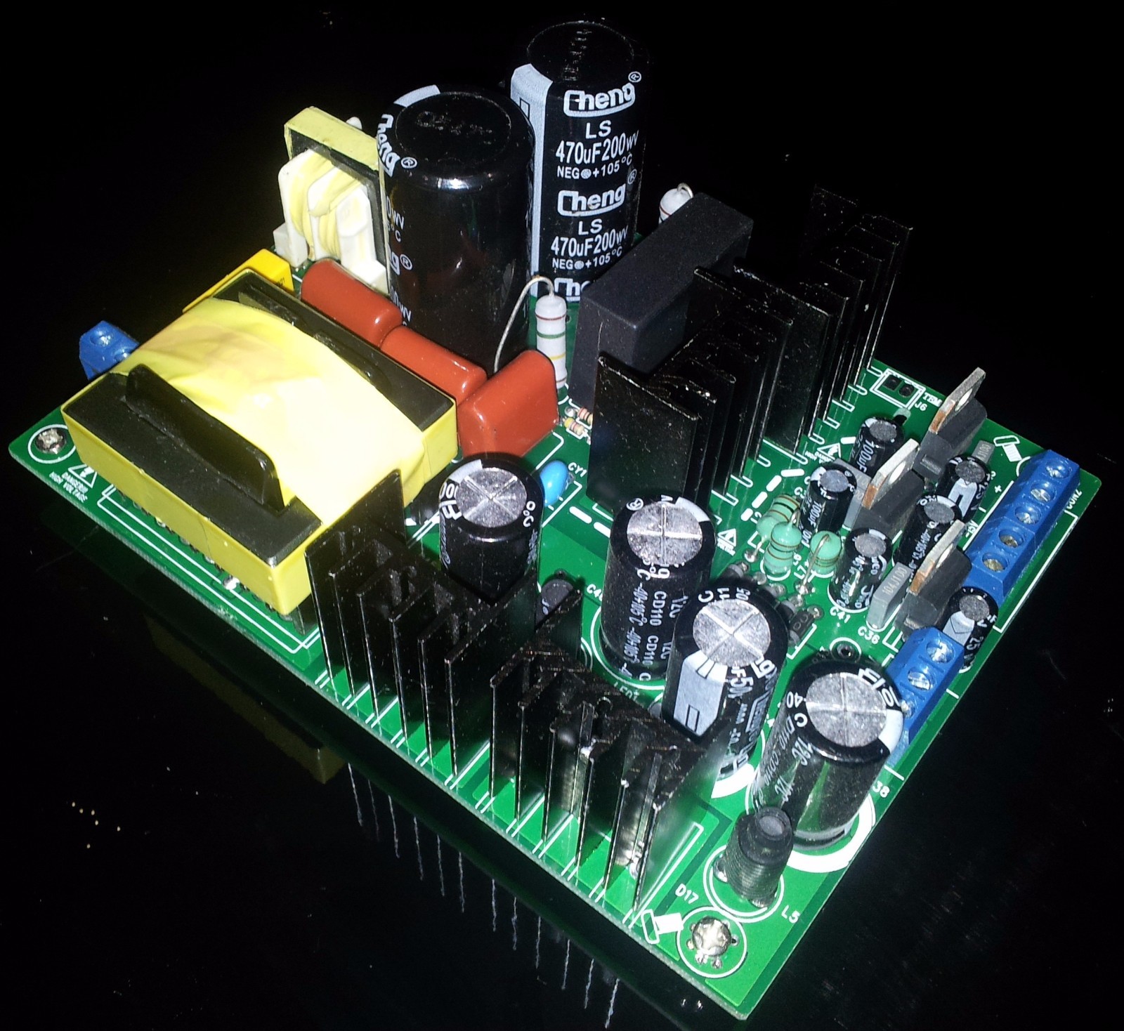 500W +/-70V High-power PSU Audio Amp Switching Power Supply Board Amplifier