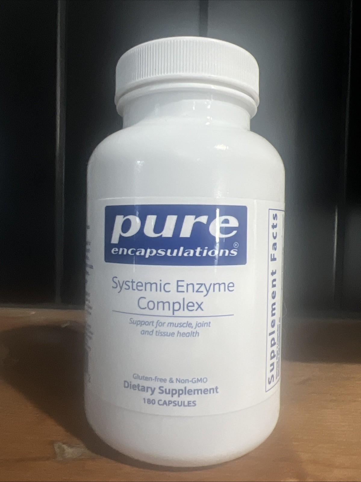 Wobenzyme Replacement - Pure Encapsulations Systemic Enzyme Complex 180 Caps NEW