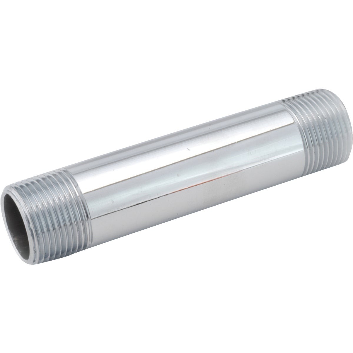 Anderson Metals 3/8 In. MIP x 3 In. Brass Chrome Nipple 38310-0630 Anderson