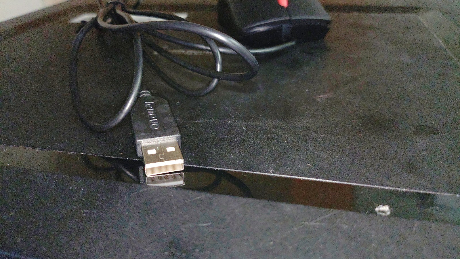 Black {Lenovo} [MSU1175] Wired USB Mouse