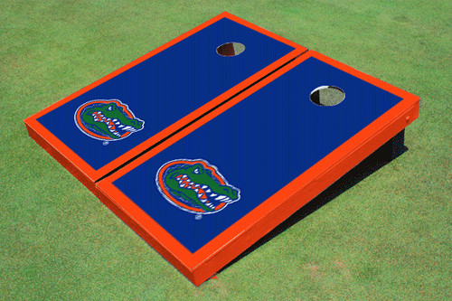 University of Florida Orange Matching Border Cornhole Boards
