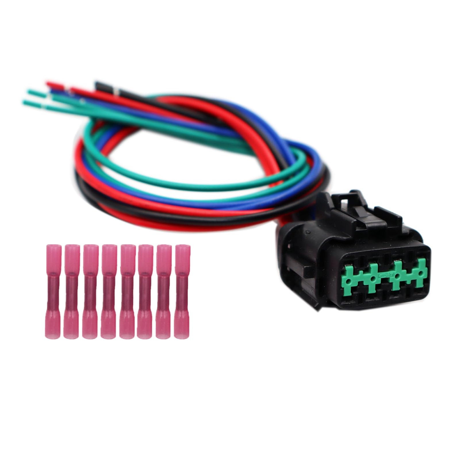 LIZAPUS 8-Way Front Headlamp Headlight Connector Plug Compatible with Infinit...