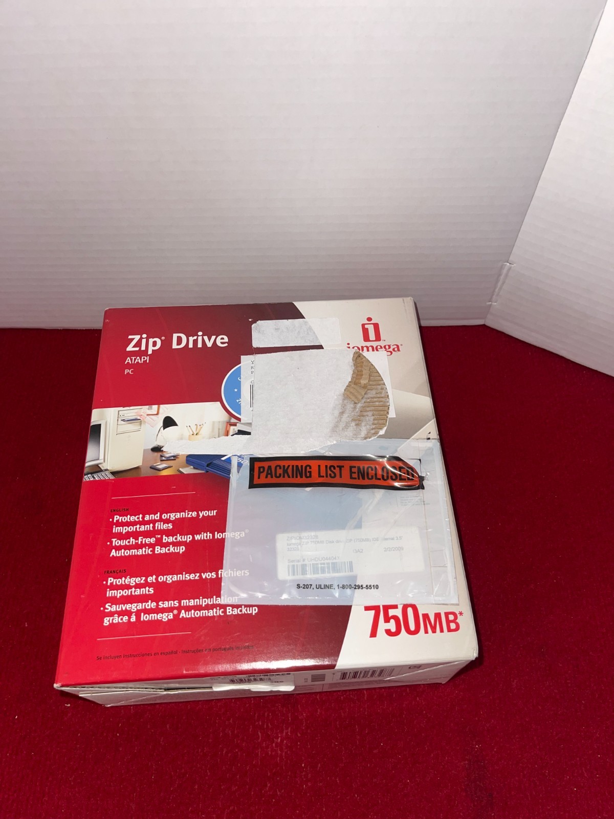 IOMEGA Z750ATAPI 750MB Zip IDE NEW