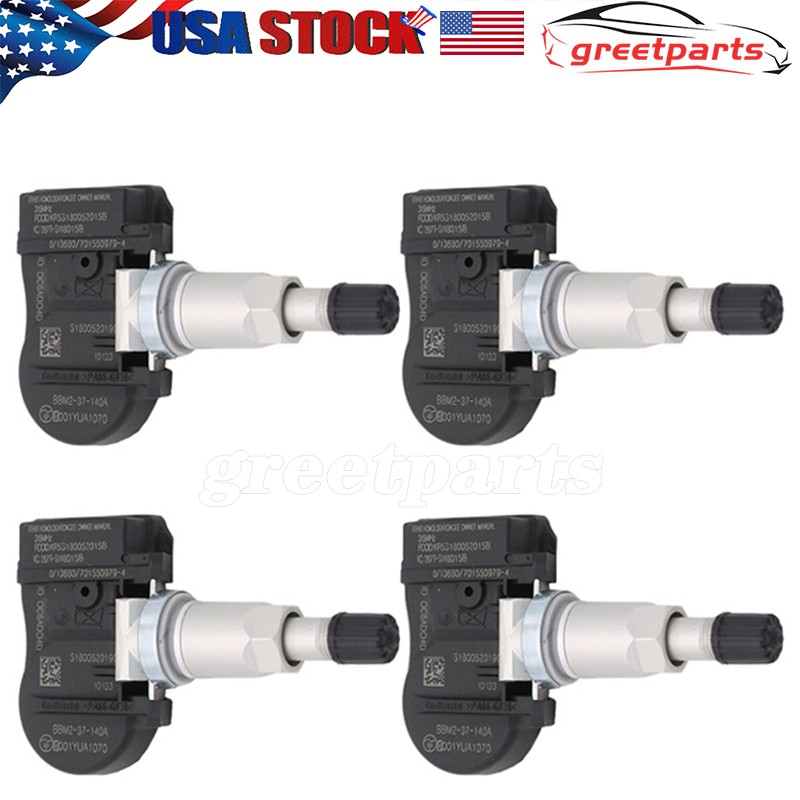 4PCS GN3A37140 Tire Pressure Sensor TPMS for Mazda 2 3 5 6 CX7 CX9 RX8 MX5 Miata