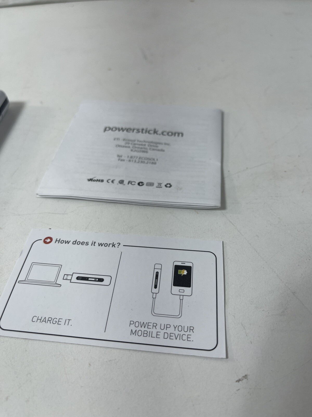 Power Stick Ecosol Technologies 8gb Memory Plus Power Backup