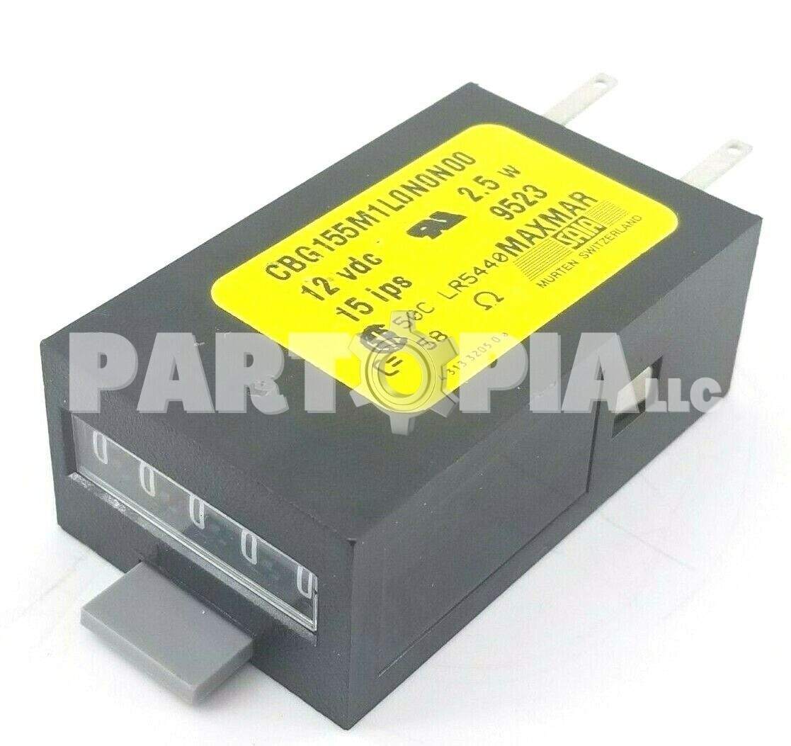 Maxmar, CBG155M1L0N0N00, 5-Digit Counter, 12VDC, 2.5W, 15IPS, 9523
