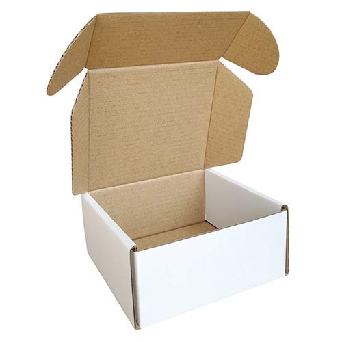 Ch-Box 100 Pack 4X4X2 Small Boxes Corrugated Cardboard Mailers For Business