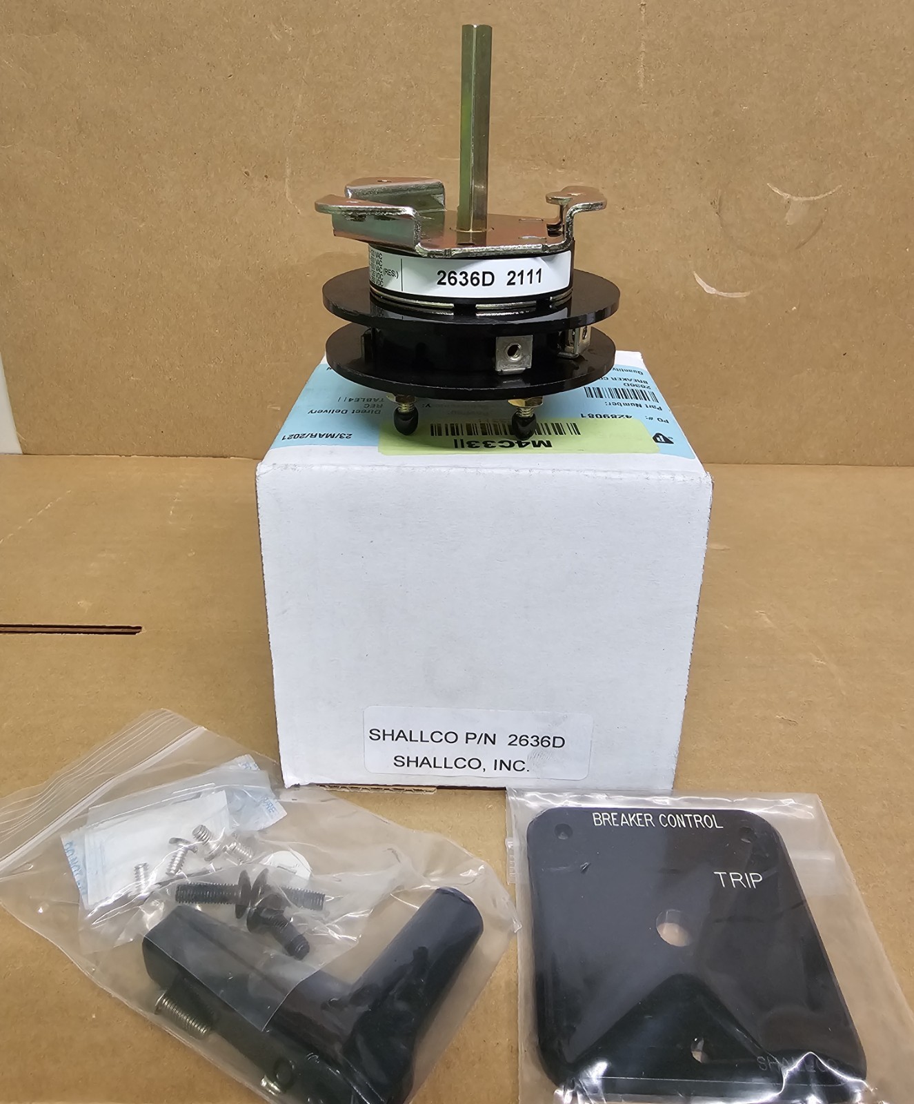 Shallco Series 26 Circuit Breaker Control Switch 2636D