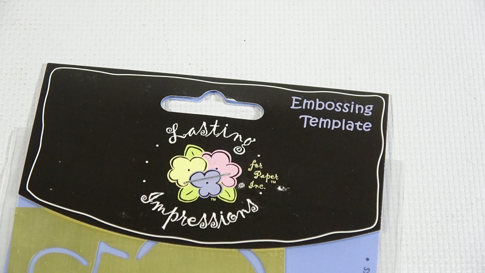 Three Ornaments Lasting Impressions Embossing Stencil Template - L9602 - 2008